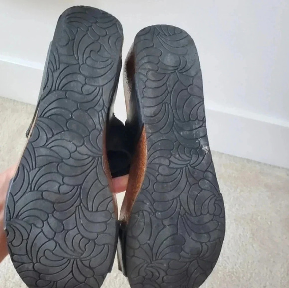 Browns shoes DREW Women leather swedge sandal - Picture 5 of 6